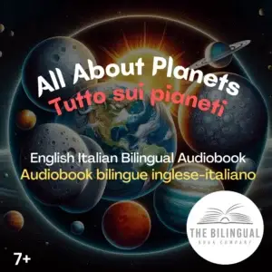 All About Planets English Italian Bilingual kids books