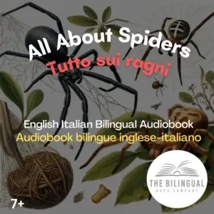 All About Spiders English Italian Bilingual kids books