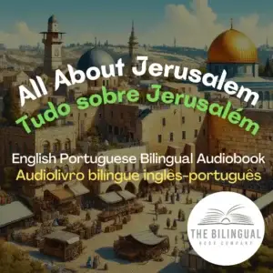 cover All About Jerusalem English Portuguese Bilingual Audiobook