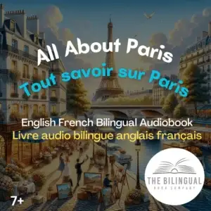 cover All About Paris English French Bilingual Kids Book