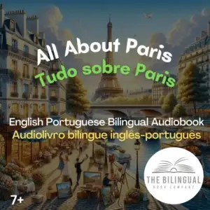 cover All About Paris English Portuguese Bilingual Audiobook