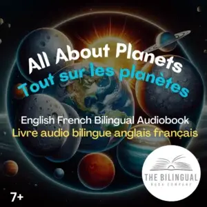 cover All About Planets English French Bilingual Kids Book