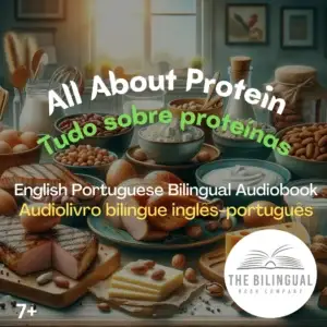 cover All About Protein English Portuguese Bilingual Audiobook