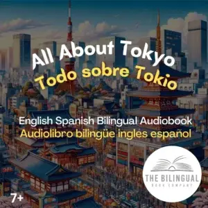 cover All About Tokyo English Spanish Bilingual Kids Book