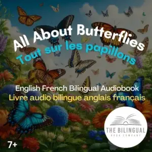 cover All About Butterflies English French Bilingual Kids Book