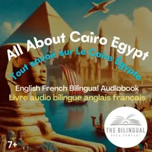 cover All About Cairo English French Bilingual Kids Book