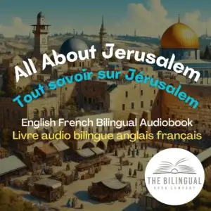 cover All About Jerusalem English French Bilingual Kids Book