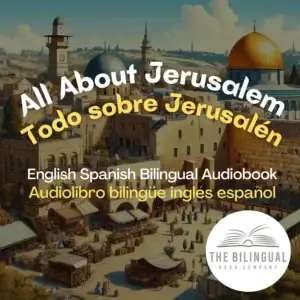 cover All About Jerusalem English Spanish Bilingual Kids Book