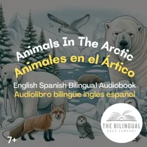 cover Animals In The Arctic English Spanish Bilingual Kids Book