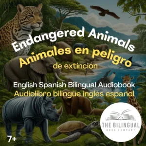 cover Endangered Animals English Spanish Bilingual Kids Book