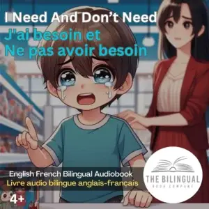 cover I Need And Dont Need English French Bilingual Kids Book