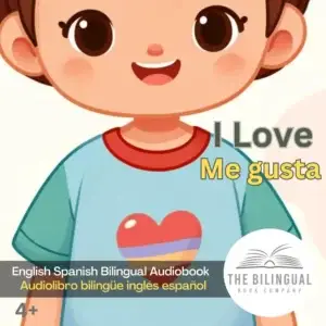 cover I love English Spanish Bilingual Kids Book