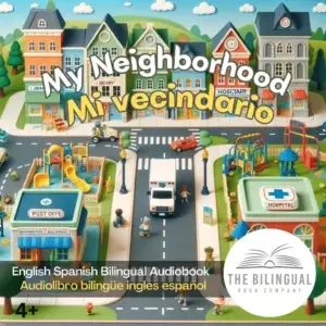 cover My neighborhood English Spanish Bilingual Kids Book