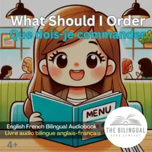 cover What Should I Order English French Bilingual kids book