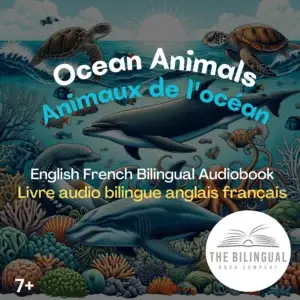 cover  Ocean Animals English French Bilingual Kids Book