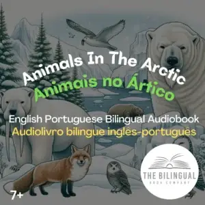 cover animals in the artic bilingual book