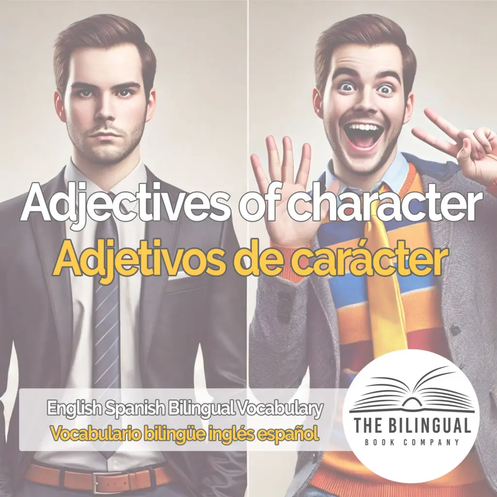 Adjectives of character english spanish vocabulary