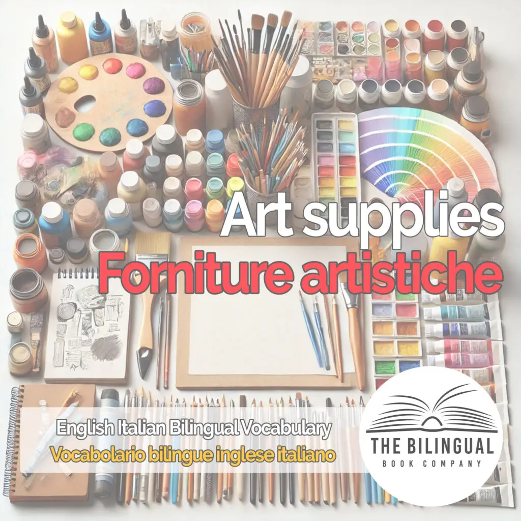 Art supplies english italian vocabulary