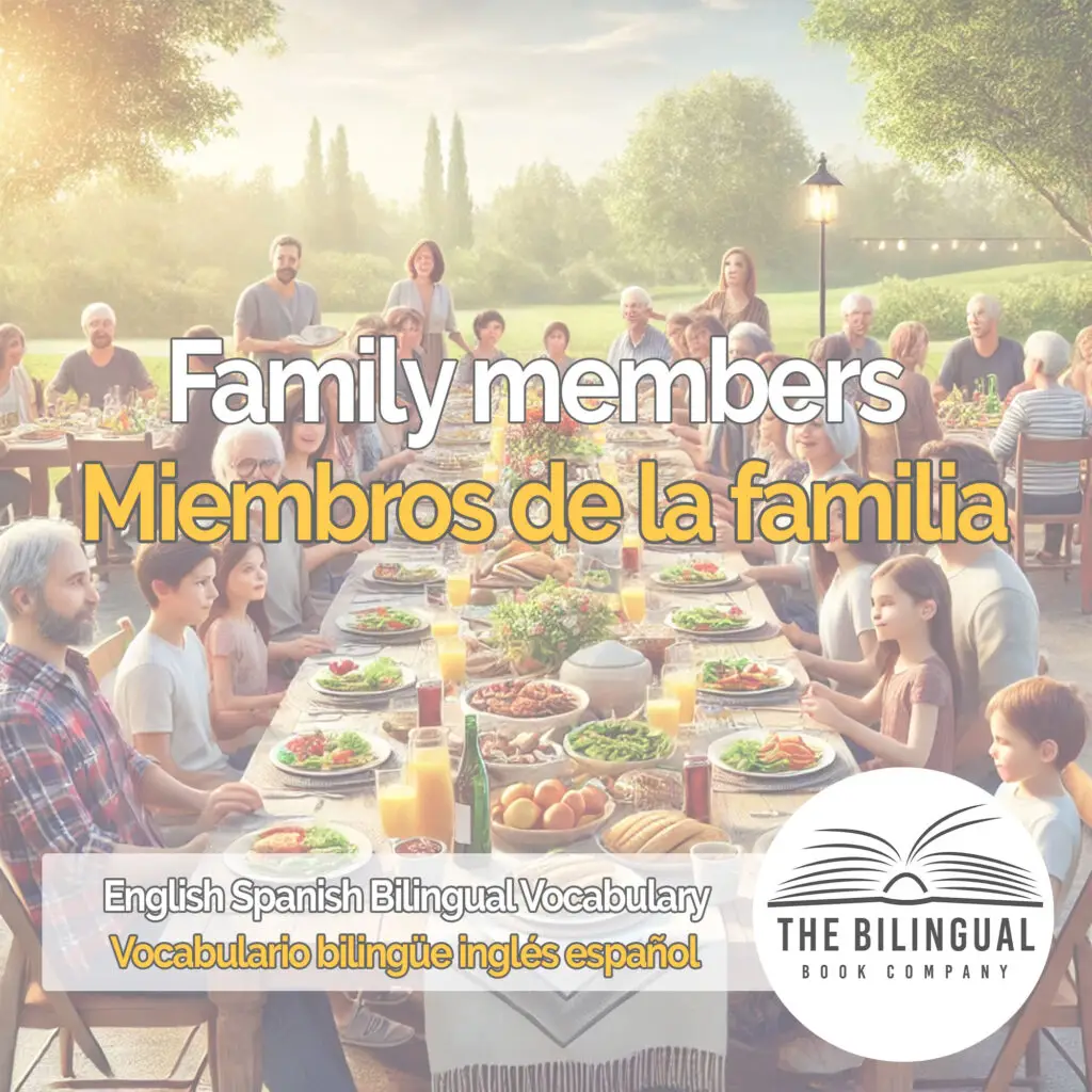 Family members english spanish vocabulary