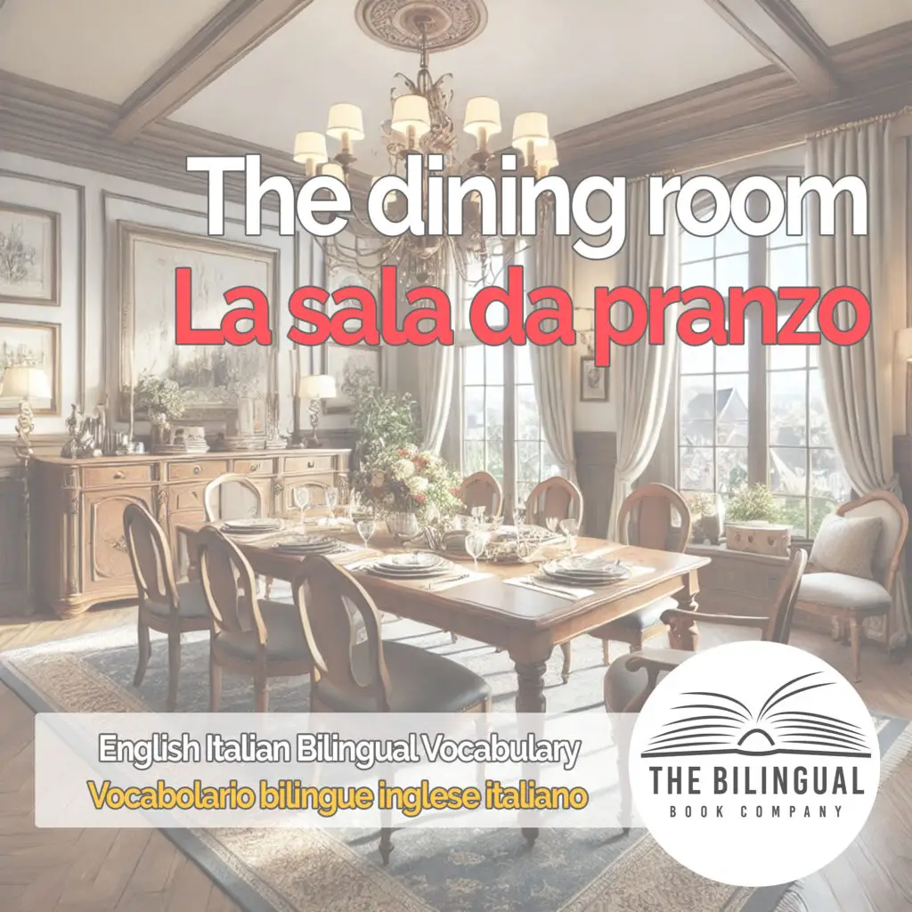 The dining room english italian vocabulary