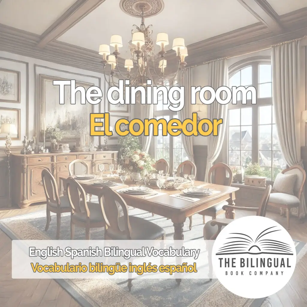 The dining room english spanish vocabulary