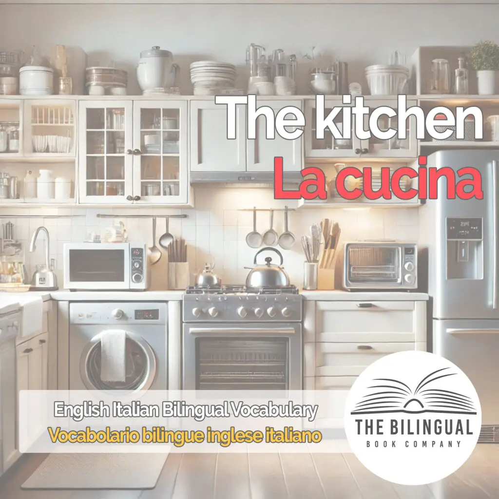 The kitchen english italian vocabulary