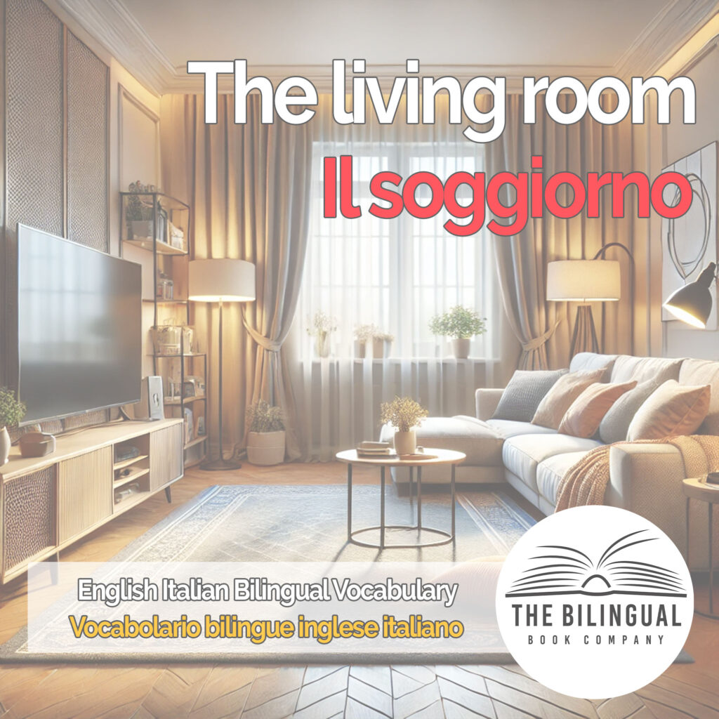 The living room english italian vocabulary