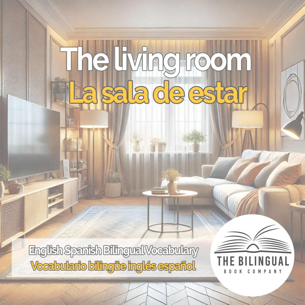 The living room english spanish vocabulary