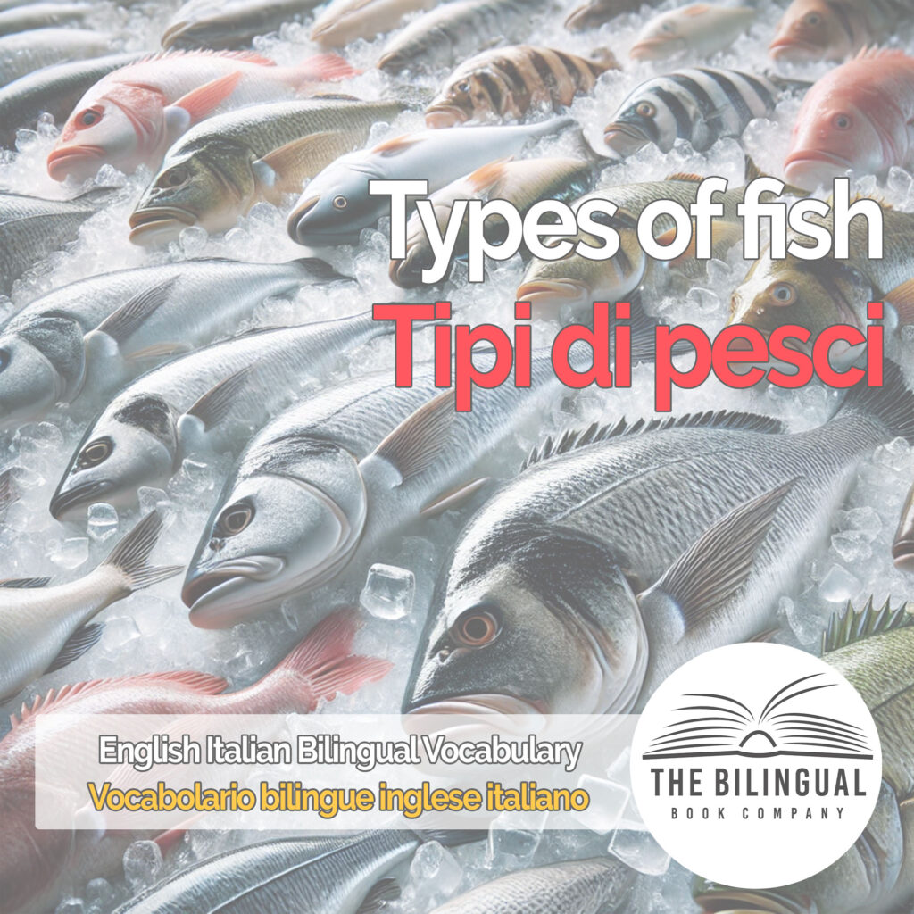 Types of fish english italian vocabulary