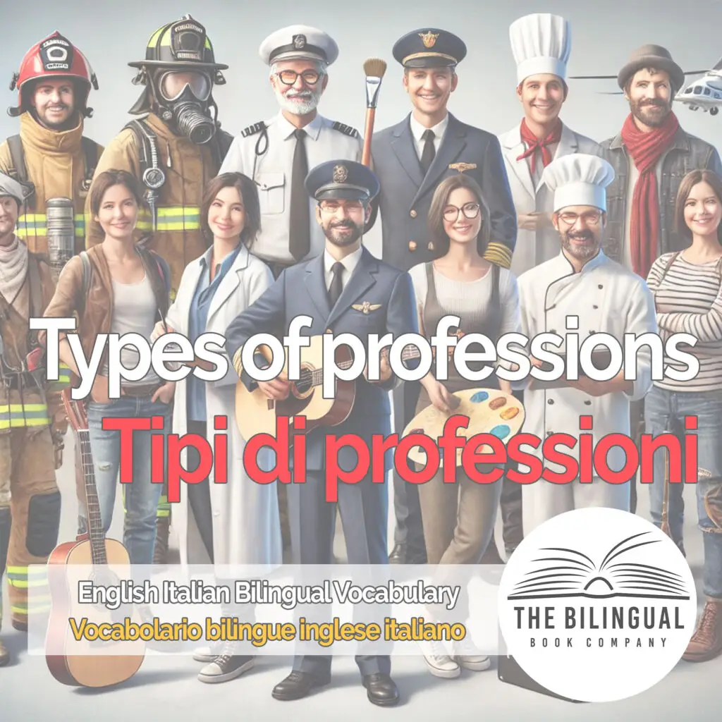 Types of professions english italian vocabulary