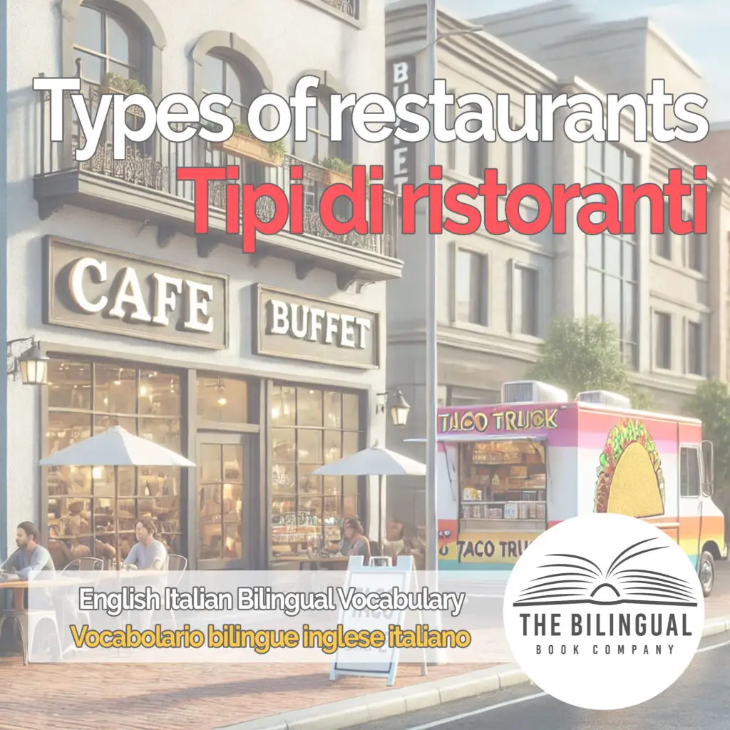 Types of restaurants english italian vocabulary