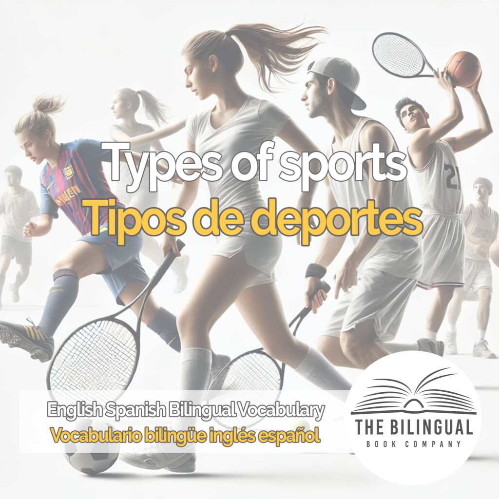 Types of sports english spanish vocabulary