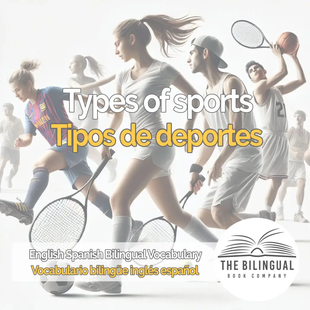 Types of sports english spanish vocabulary