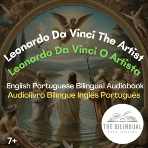 Leonardo Davinci The Artist English Portuguese bilingual book