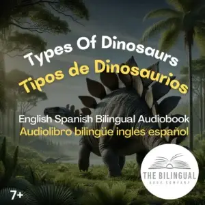 Types of dinosaurs English Spanish bilingual book