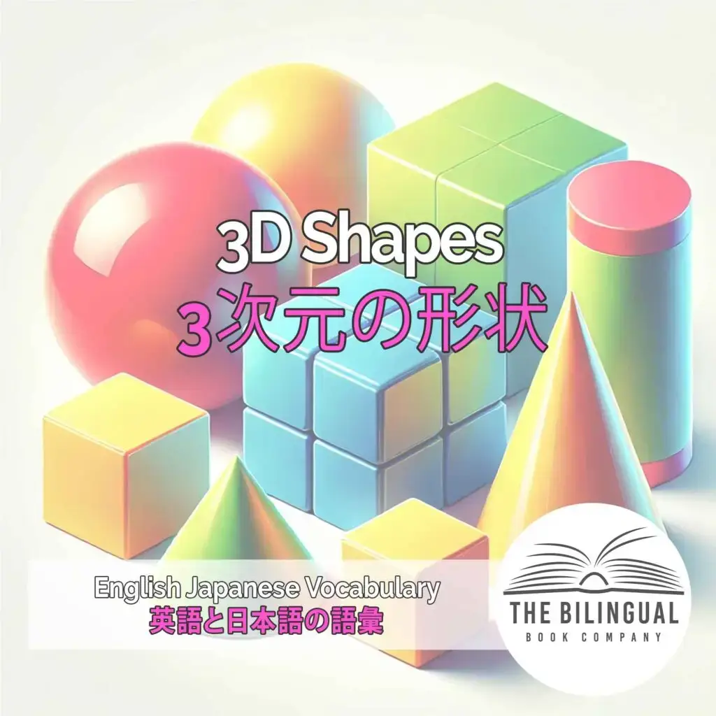 3D Shapes English Japanese Vocabulary