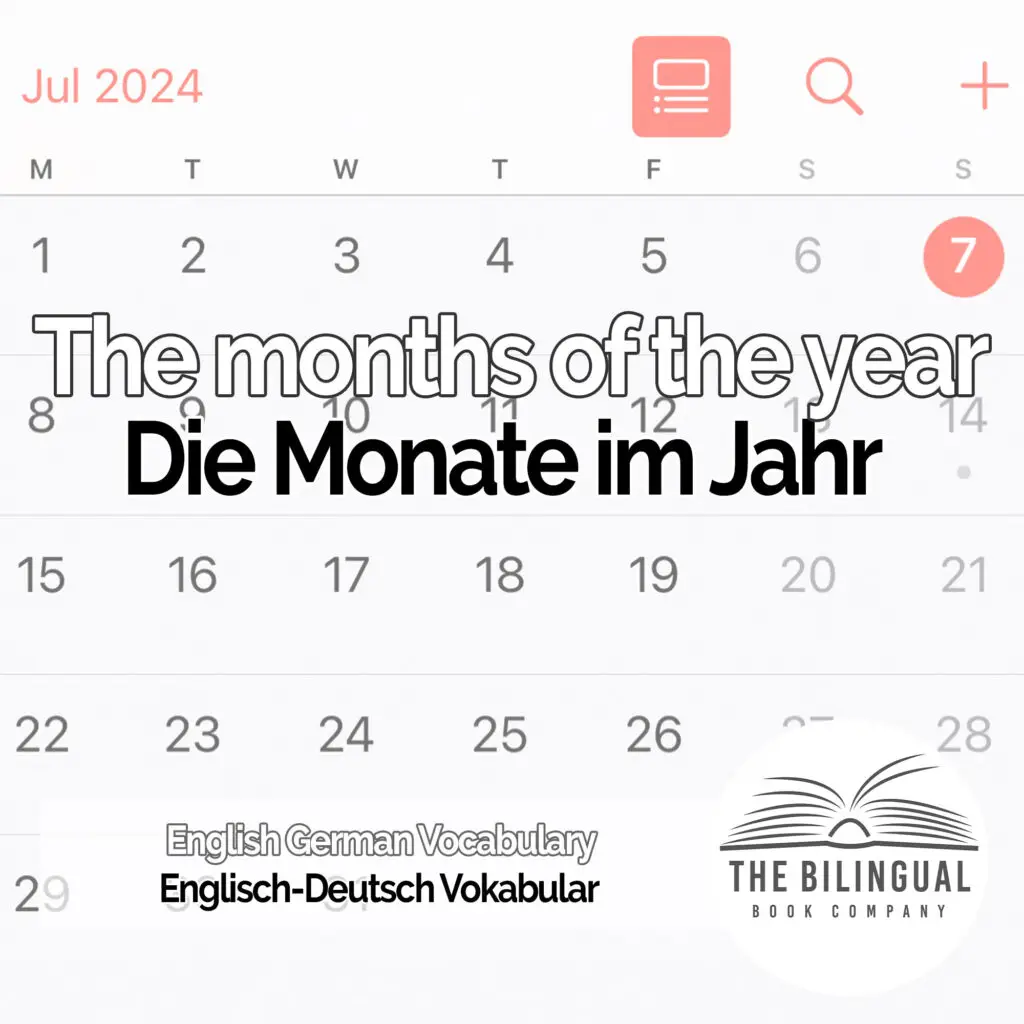 Die Monate im Jahr