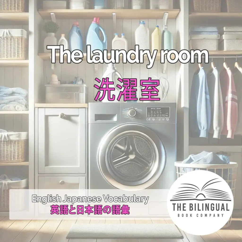 The laundry room English Japanese Vocabulary