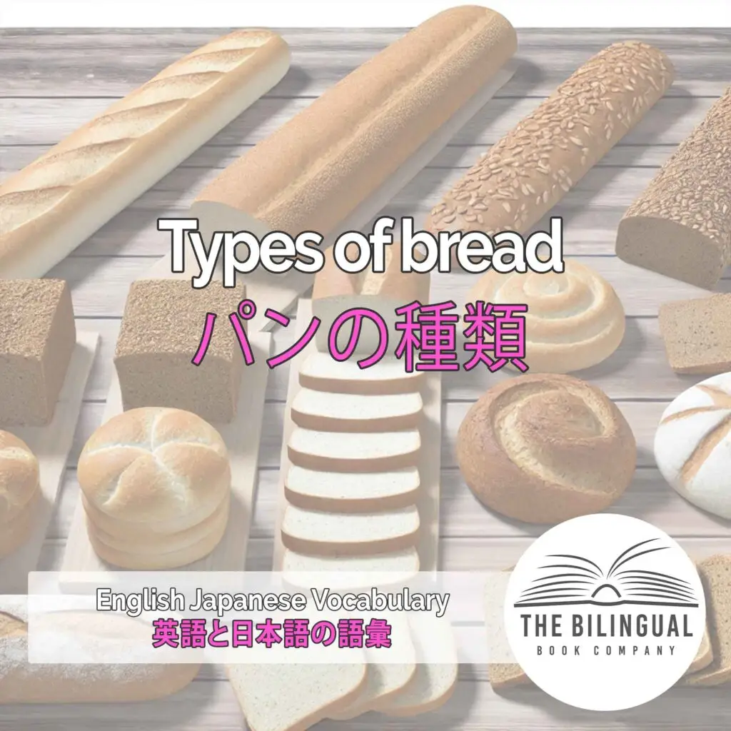 Types of bread English Japanese Vocabulary