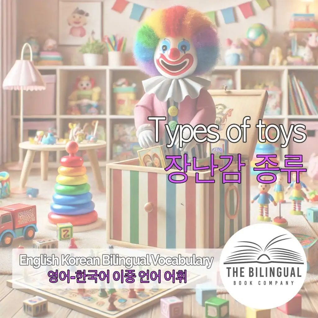 Types of toys English Korean Bilingual Vocabulary