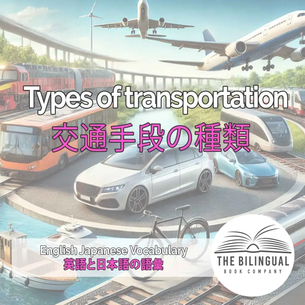 Types of transportation English Japanese Vocabulary