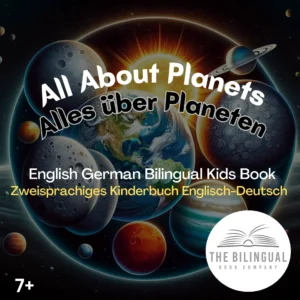 All About Planets English Spanish Bilingual Kids Book