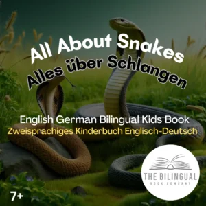 All About Snakes English French Bilingual Kids Book