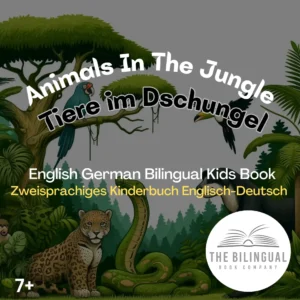 Animals In The Jungle English Spanish Bilingual Kids Book