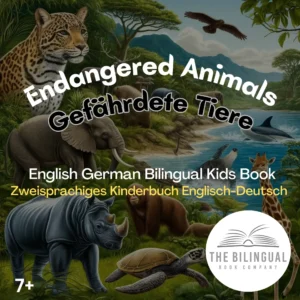 Endangered Animals English Spanish Bilingual Kids Book