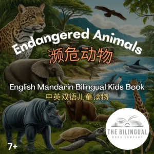 Endangered Animals Mandarin English Bilingual book