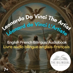 Leonardo Davinci The Artist English French bilingual book