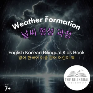 Weather formation English Korean Bilingual Kids Book