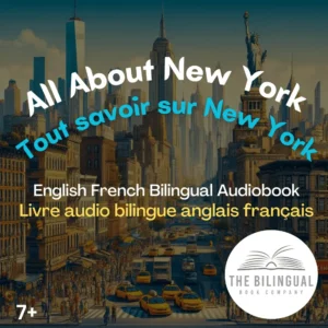 cover All About New York English French Bilingual Kids Book