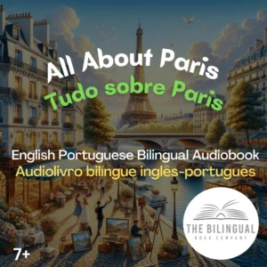 cover All About Paris English Portuguese Bilingual Audiobook